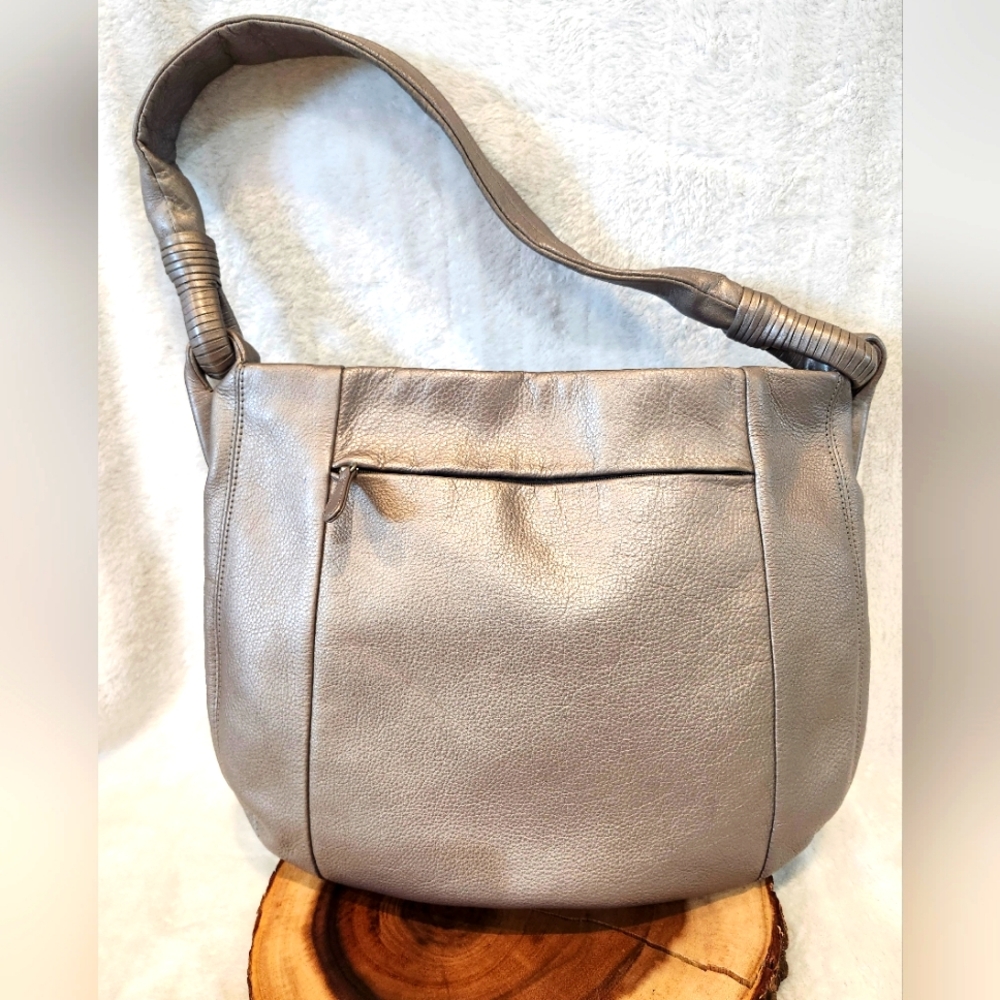 Derek Alexander shoulder bag silver.